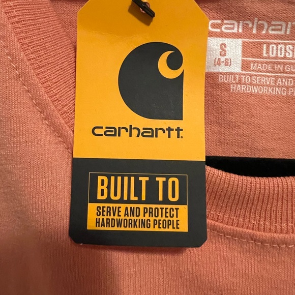 NWT Carhartt Women's Loose Fit Heavyweight Short-Sleeve Pocket T-Shirt Small - Picture 6 of 7